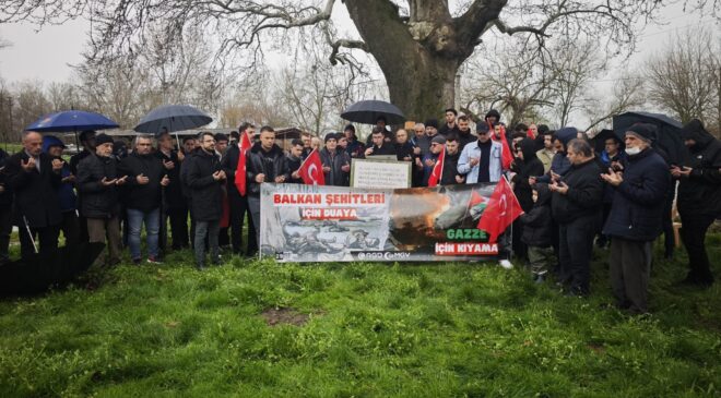 AGD’den Balkan şehitleri ve Gazze’ye anma