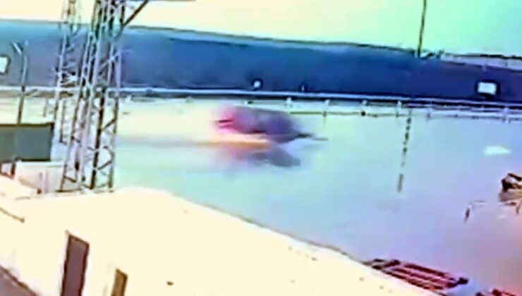 Otomobil takla atıp 50 metre sürüklendi; 2 yaralı