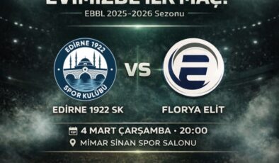 Edirne1922 seyircisinin önünde