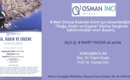 Doğa, kadın ve Ergene aynı sergide