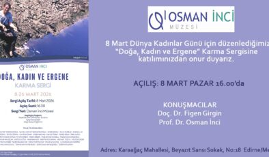 Doğa, kadın ve Ergene aynı sergide