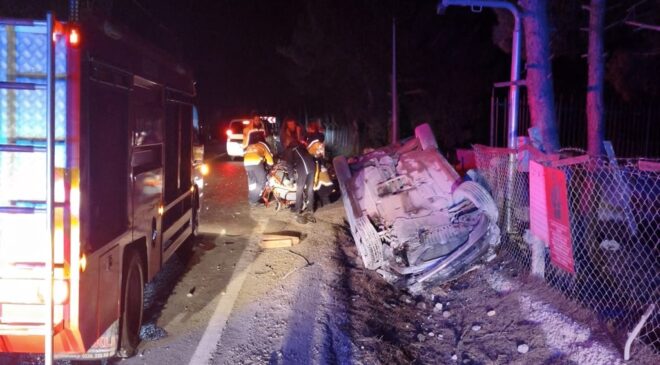 Otomobil takla attı; 5 yaralı!