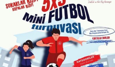  “Sokaklar Bizim 5×5 Futbol Turnuvası”nda geri sayım
