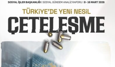 ‘Yeni nesil çeteleşme toplumsal sorun’
