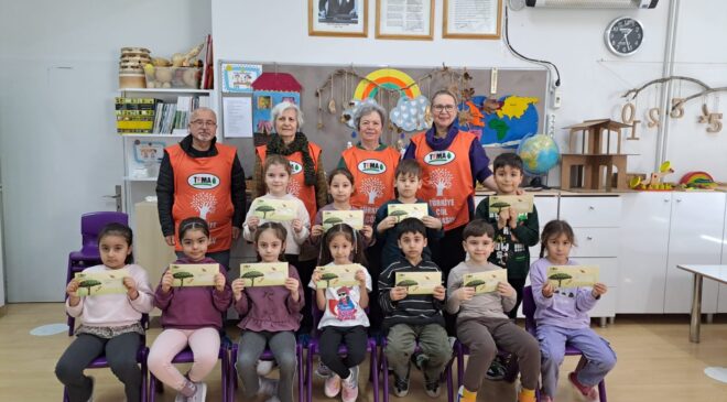 Plevne’nin en minikleri TEMA gönüllüsü