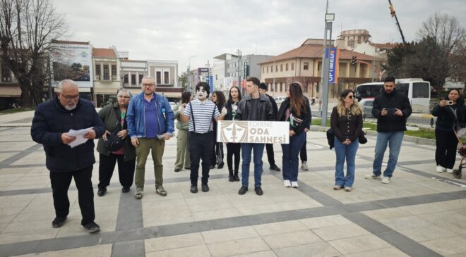 Savaşa ‘sanatla’ mesaj!