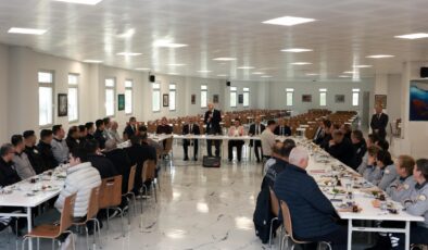 TÜ yönetimi koruma ve güvenlikçilerle buluştu