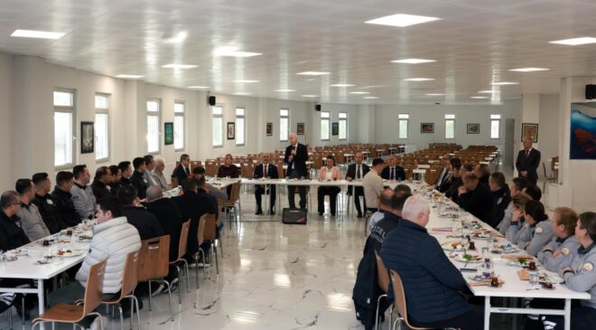 TÜ yönetimi koruma ve güvenlikçilerle buluştu