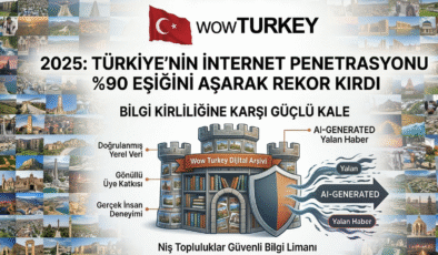 Türkiye’de İnternet Penetrasyonu 2025 Yılında Tarihi Rekorunu Kırdı