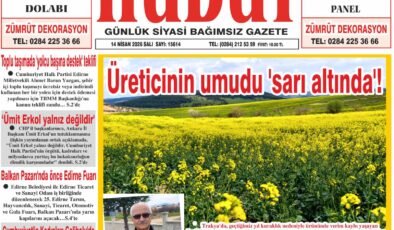 14 Nisan 2026 Salı Hudut Gazetesi