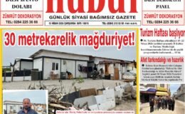 15 Nisan 2026 Çarşamba Hudut Gazetesi