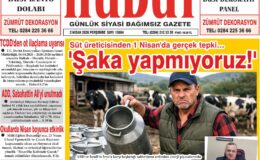 2 Nisan 2026 Perşembe Hudut Gazetesi