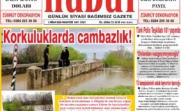 6 Nisan 2026 Pazartesi Hudut Gazetesi