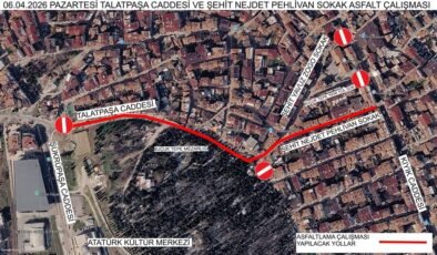 Asfaltlama Pazartesi başlıyor!