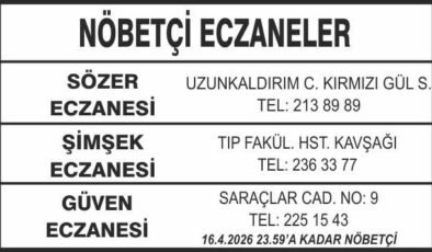 Nöbetçi Eczaneler