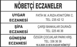 Nöbetçi Eczaneler