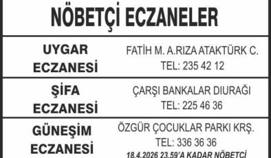 Nöbetçi Eczaneler