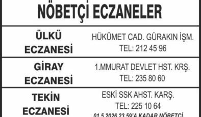 Nöbetçi Eczaneler