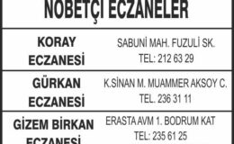 Nöbetçi Eczanesi