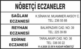 Nöbetçi Eczaneler