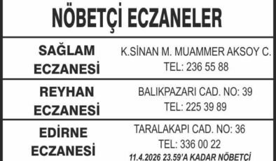 Nöbetçi Eczaneler