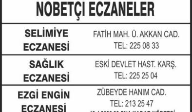 Nöbetçi Eczaneler