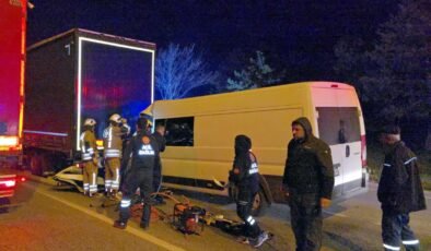 Kapıkule yolunda kaza; 1 ölü 1 yaralı!