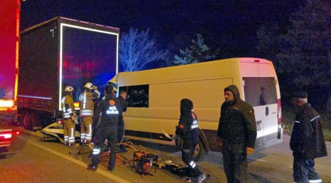 Kapıkule yolunda kaza; 1 ölü 1 yaralı!