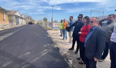 Kaleiçi asfaltla buluştu!