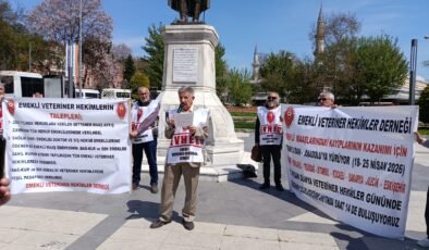 Emekli veterinerlerden ‘geçim’ feryadı!
