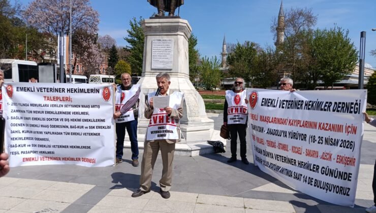 Emekli veterinerlerden ‘geçim’ feryadı!