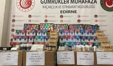 TIR’da 10 bin 400 kaçak elektronik sigara!