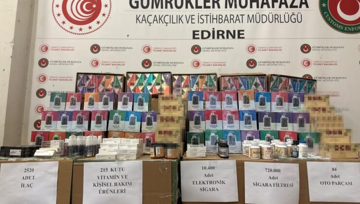 TIR’da 10 bin 400 kaçak elektronik sigara!