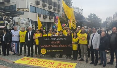 Ankara’daki yaşam nöbetine Edirne’den destek