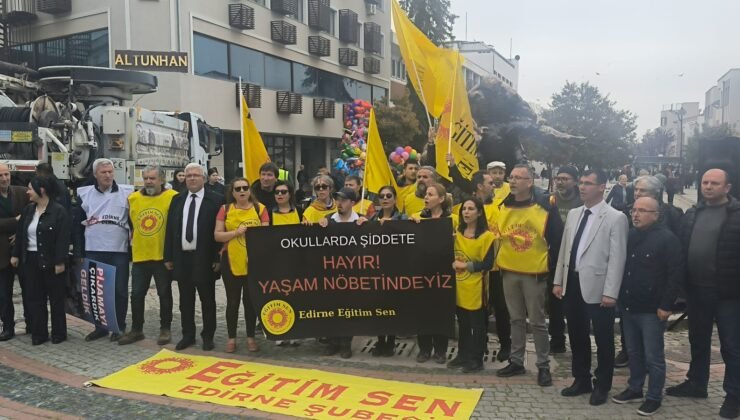 Ankara’daki yaşam nöbetine Edirne’den destek
