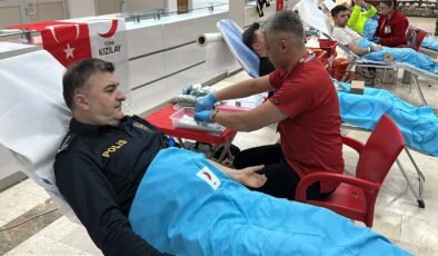 Polisten kan bağışı seferberliği