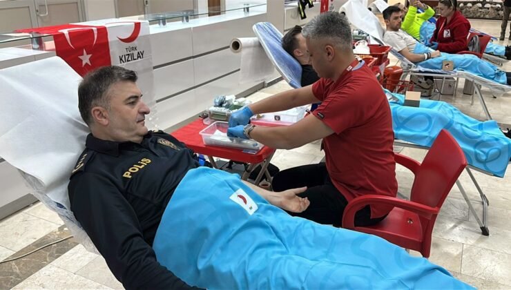 Polisten kan bağışı seferberliği