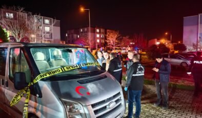 Minibüsünde tabancayla öldürüldü!