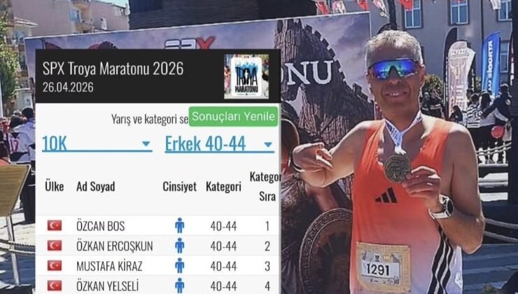 Edirneli atletten gururlandıran birincilik