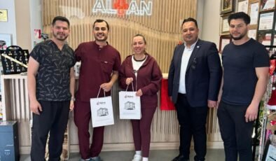 Edirne Belediyesi’nden veterinerlere ziyaret