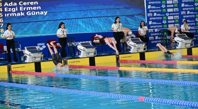 Olimpik Havuz’da yüzücü ordusu!