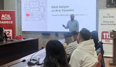 TÜ’den 112 çalışanlarına eğitim