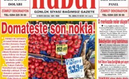 12 Mayıs 2026 Salı Hudut Gazetesi