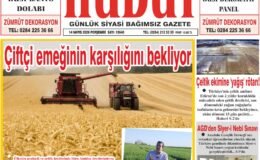14 Mayıs 2026 Perşembe Hudut Gazetesi
