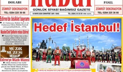 16 Mayıs 2026 Cumartesi Hudut Gazetesi