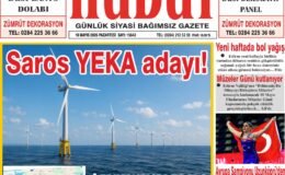 18 Mayıs 2026 Pazartesi Hudut Gazetesi