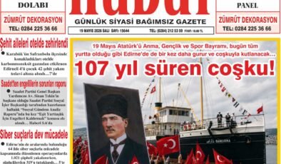 19 Mayıs 2026 Salı Hudut Gazetesi