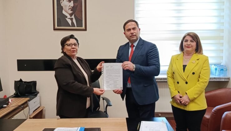 EDESOB Başkanı Özen mazbatasını aldı