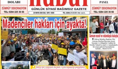 26 Mayıs 2026 Salı Hudut Gazetesi