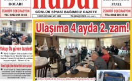 8 Mayıs 2026 Cuma Hudut Gazetesi
